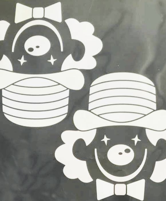Multicolor heat transfer sticker